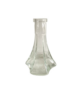 Base de cristal grande Pyramid Clear
