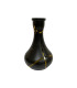 Base de cristal grande Drop Yellow Stripes