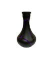 Base de cristal grande Drop Purple Stripes