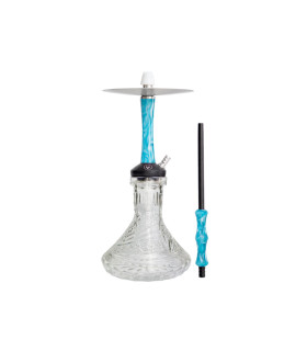 Cachimba Diavla Kharma Mini Blue– Shisha Premium en Acero y Resina