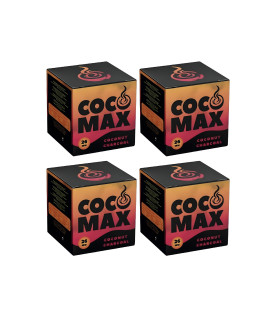 [Pack 4Kg] Carbón Natural Coco Max (26mm)  1kg