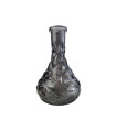 Base de cristal grande DASH UOVO ICE NEGRA