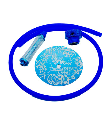 Imagen de los accesorios de la Cachimba Chameleon Urban Style Azul