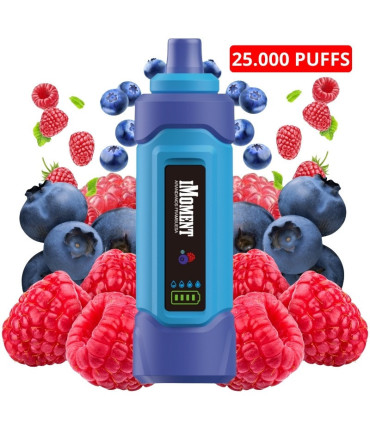 Pod Desechable Imoment Arándanos Frambuesa 25000 Zero Nicotine